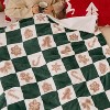 Flannel Christmas Throw Blanket for Couch, Christmas Decorations Gifts for Women, Warm Throw Blanket. - 2 of 4