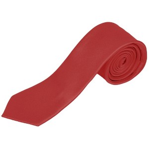 Men's Solid Color 2.5 Inch Wide And 57 Inch Long Slim Neckties - 1 of 4