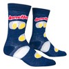 Crazy Socks, Funny Food, Snacks Candy Chips Themes, Assorted Prints, Crew, Large - 2 of 4