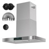 Tylza 30-inch 900 CFM Wall Mount Range Hood  Convertible (Ductless/Ducted) - 2 of 4