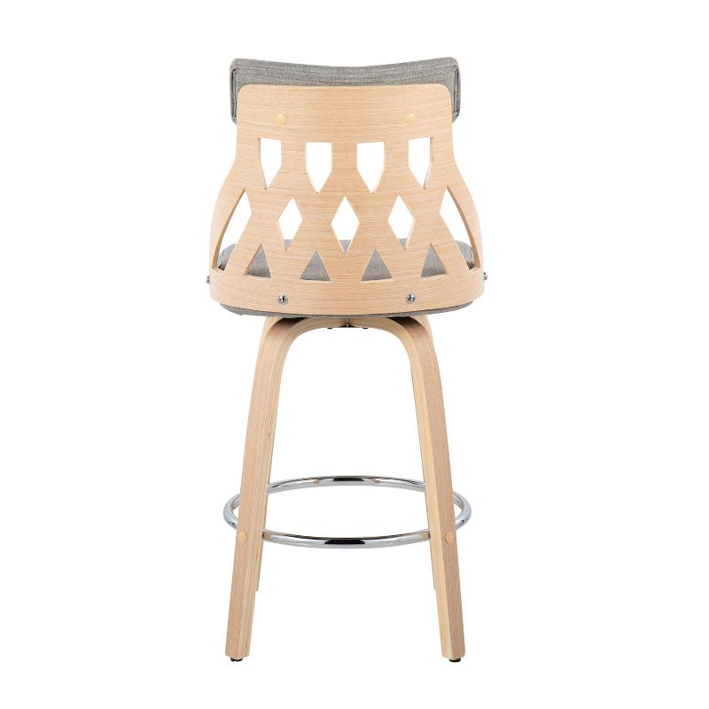 York Upholstered Counter Height Barstool - LumiSource, 5 of 10