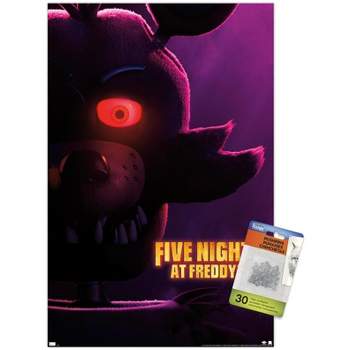 Trends International Five Nights at Freddy's - Freddy Unframed Wall Poster  Print Black Clip Bundle 22.375 x 34