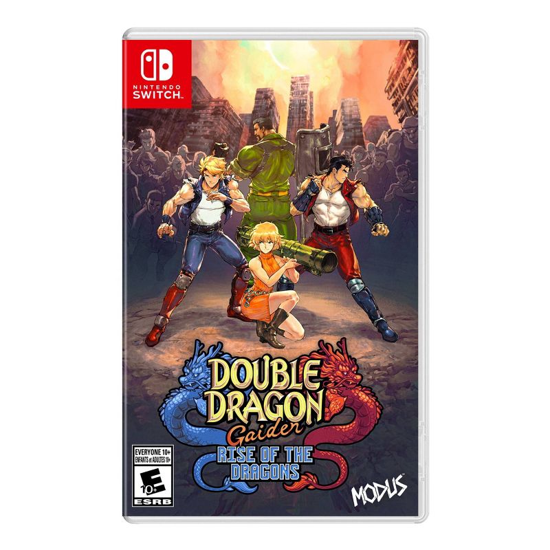 Double Dragon Gaiden: Rise of the Dragons - Nintendo Switch: Beat &#39;Em Up Action, Local Co-Op Play, 13 Characters, 1 of 9
