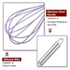 Unique Bargains Silicone Stainless Steel Non-Stick Coated Heat-Resistant Whisk 5 Pcs - 4 of 4