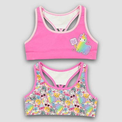 target girls sports bra