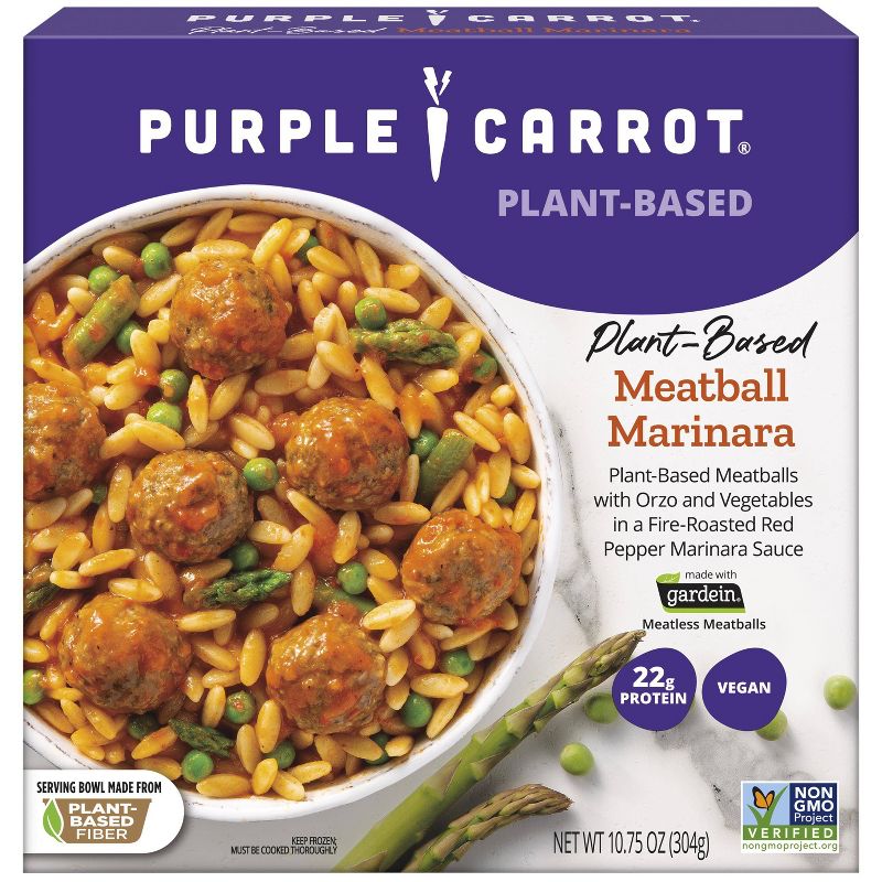 Purple Carrot Frozen Plant-Based Meatball Marinara - 10.75oz, 1 of 4