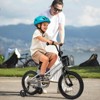 Costway 12"/14"/16"/18" Kid’s Bike with Training Wheels Adjustable Handlebar & Seat Handbrake Black/Pink/Silver - 2 of 4