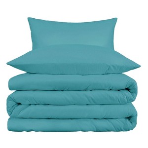 Cotton Blend 800 Thread Count Duvet Cover Set by Blue Nile Mills - 1 of 4