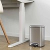 halo quality 1.32gal Premium SoftStep Stainless Steel Step Trash Can: Kitchen Trash Can with Lid, Nonslip Base, Removable Bucket - 4 of 4