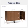 GlasFlength Decorative Storage Cabinets, Self-Serve Lockers Recessed Cabinets In Kitchen and Dining Room Entrance Cabinets - 3 of 4