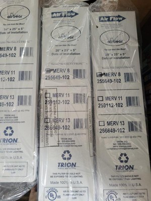 Trion 255649-102 Air Bear 20x25x5 Inch Merv 8 Air Purifier Filter