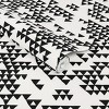 Secret Mountain Black and White Geometric Abstract Paste the Wall Wallpaper - 3 of 4