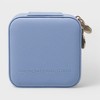 French Connection Small Travel Accessory Organizer with Mirror – Compact Jewelry Storage Box, Faux Leather - 4 of 4