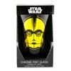 Funky People Star Wars C3PO Chrome Pint Glass - 3 of 4