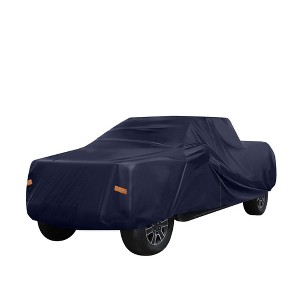 Unique Bargains Pickup Truck Car Cover for Toyota Tacoma Crew Cab Pickup 4-Door 2005-2021 with Driver Door Zipper  228"x74.8"x73" - 1 of 4