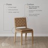 Nathan James Set of 4 Cohen Faux Leather Dining Chair Brown - 4 of 4