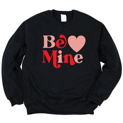 Simply Sage Market Women's Graphic Sweatshirt Be Mine Heart Bold