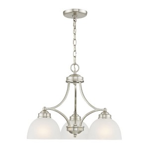 Livex Lighting Somerset 3 - Light Chandelier in  Brushed Nickel - 1 of 4