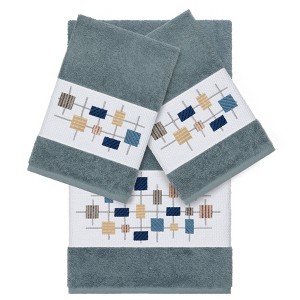 Linum Home Textiles 100% Turkish Cotton KHLOE Embellished Towel Set - 1 of 4