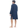 Ashford & Brooks Mens Flannel Plaid Long Sleep Shirt Henley Nightshirt - 3 of 4