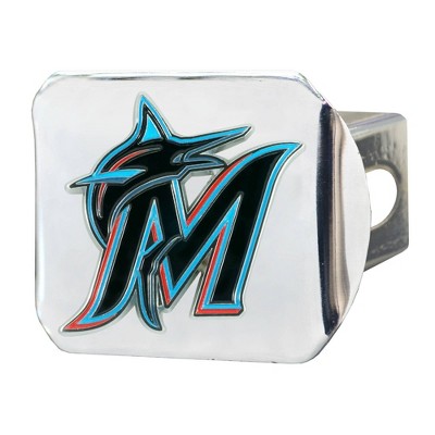 MLB Miami Marlins Metal Emblem Hitch Cover