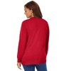 Woman Within Women's Plus Size Perfect Long-Sleeve Cardigan - 3 of 4
