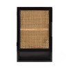 Kate & Laurel All Things Decor 15" Ori Rattan Wall Cabinet with Cubby Black - 4 of 4