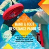 Sunlite Sports Aqua Trainer 2-in-1 Resistance Paddle Set for Water Aerobics & Aquatic Exercise, Low Impact Full-Body Workout – Large Blue - 2 of 4