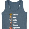 Women's - Disney - Main Characters Graphic Racerback Tank - 2 of 4