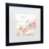 Trademark Fine Art Sheila Golden Dragonfly Garden Serenade Matted Framed Art - 3 of 4