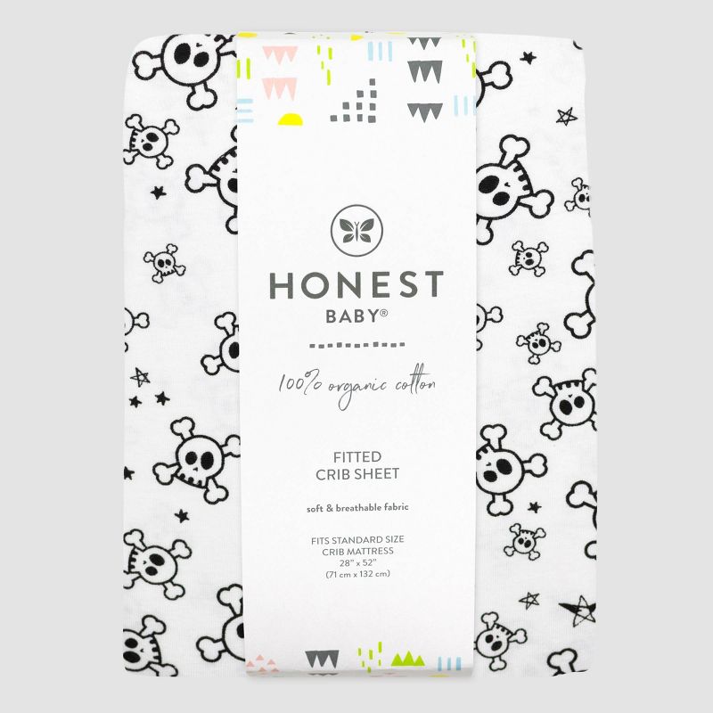 Honest Baby Organic Cotton Fitted Crib Sheet, 2 of 5