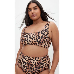 Women's Plus Size Vigo Print Underwire Bikini Top - animal | CITY CHIC - 1 of 4