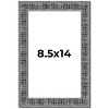 PosterPalooza | Photo Size Distressed Black Picture Frame - UV Acrylic, Foam Board Backing, Hanging Hardware - 2 of 4