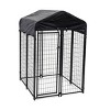 Lucky Dog Uptown 4 x 4 x 6 Foot Heavy Duty Outdoor Covered Dog Kennel (2 Pack) - image 2 of 4