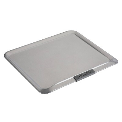 Anolon Advanced Bakeware 14" x 16" Nonstick Cookie Sheet with Silicone Grips Gray