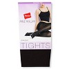 Hanes Premium Women's Blackout Tights - Black L : Target