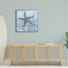 Stupell Industries Vivid Blue Starfish Marine Life Canvas Wall Art - 2 of 4