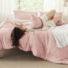 Bedsure Comforter Multi Piece Set Pinch Pleat Bedding OEKO-TEX Certified All Season Soft Cozy Bed Set for Bedroom Home Decor Christmas Gift - 2 of 4