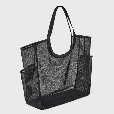 Сумки Shade & Shore Packable Cut Out Mesh Tote Handbag - Shade & Shore™ Black — фото 3