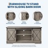 Farmhouse TV Stand 65+ inch, Sliding Barn Doors and Storage Cabinets - 4 of 4