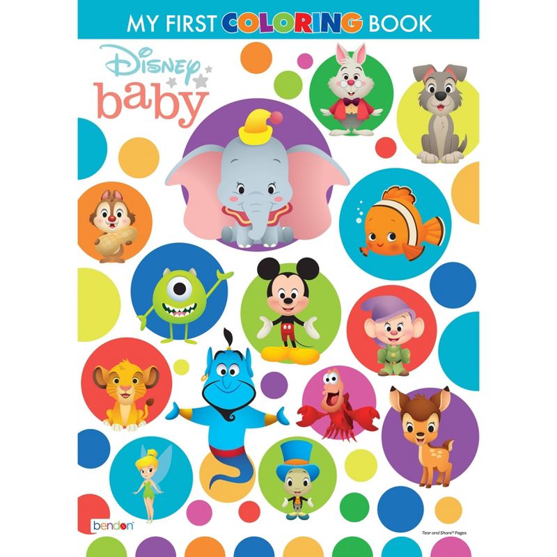 Disney Baby My 1st Coloring Book, 1 of 4