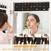 360° Swivel Jewelry Armoire, Floor Standing Locking with Full Length Mirror,Bottom Drawer, Shelf, Wheels, Cabinet with Storage Capacity, White - 4 of 4