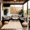Christopher Knight Home Greg Patio Modern 5pcs Conversation Set with Sunbrella Cushions and Sintered Stone Tabletops - 3 of 4