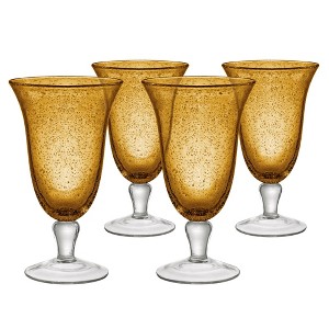 Artland Iris Footed Ice Tea Glasses, Set of 4, 18 oz - 1 of 4