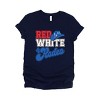 Simply Sage Market Red White And Rodeo Short Sleeve Tee - 2 of 4
