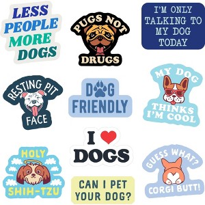 Dog Sticker Extra Large Stickers for Adults Funny Adhesives with Memes - Crazy Dog - 1 of 4
