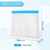 Unique Bargains Reusable Leakproof Zip PEVA Freezer Food Storage Bags 2 Pcs - 2 of 4