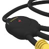 Stanley Tools PowerSquid® Mini 3-Outlet Multiplier with 18-In. Cord in Black - 3 of 4