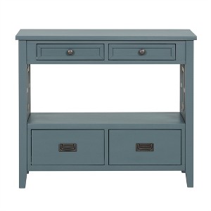 COWLOWN Console Table with 4 Drawers, Entryway Sofa Table for Living Room, Hallway & Bedroom - 1 of 4