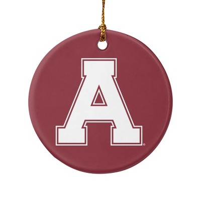 Alma College Primary Logo Porcelain Holiday Christmas Tree Ornament